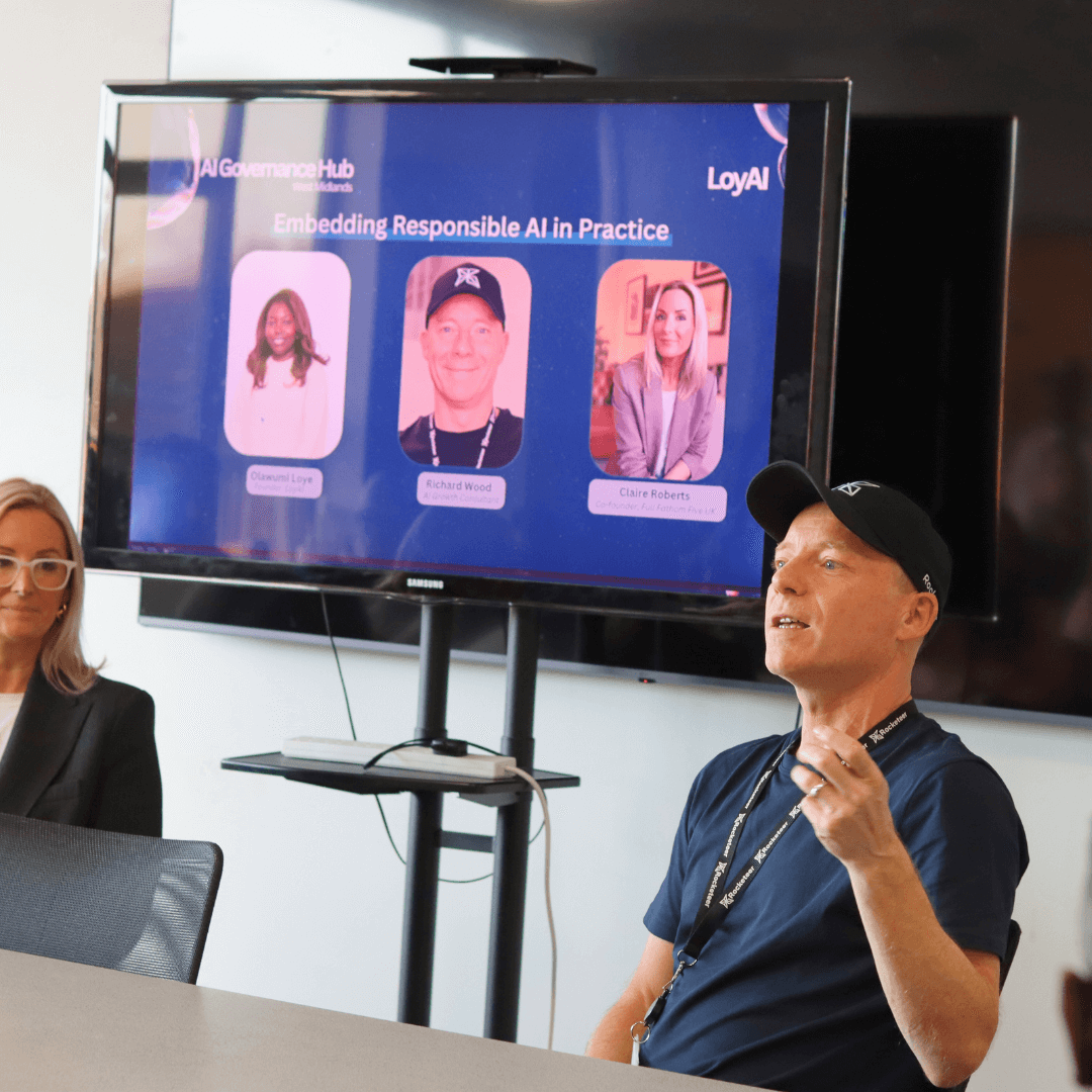 Audience engaging with Richard Wood